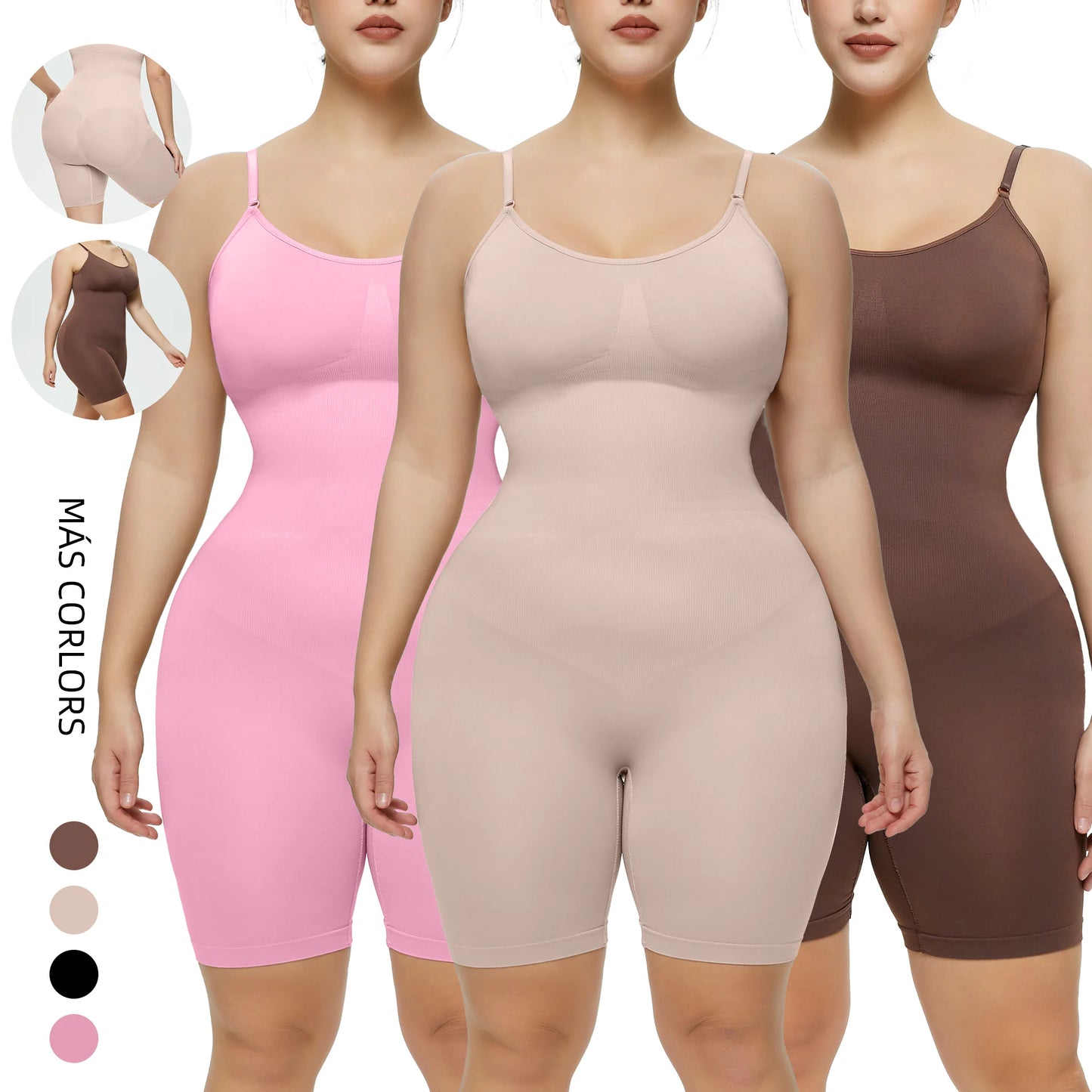 Seamless Shaping Bodysuit for Women Plus Size
