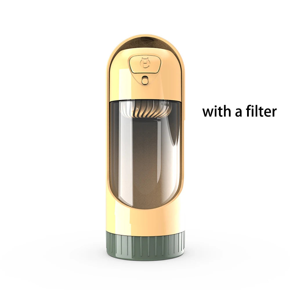 Portable Pet Dog Water Bottle for Puppy Medium Large Dogs Drinking Feeder Water Bowl Travel Dispenser Cat Dogs Outdoor Bottles