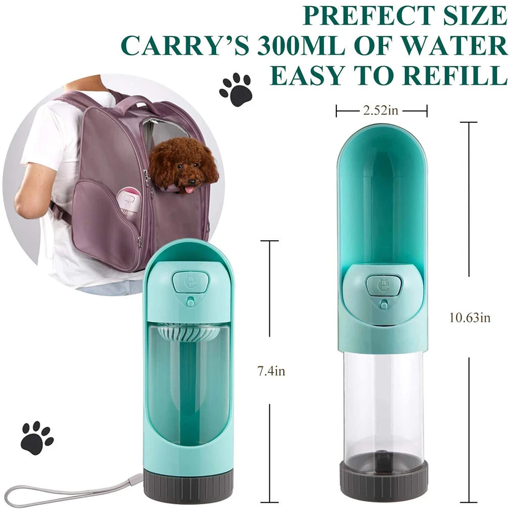 Portable Pet Dog Water Bottle for Puppy Medium Large Dogs Drinking Feeder Water Bowl Travel Dispenser Cat Dogs Outdoor Bottles