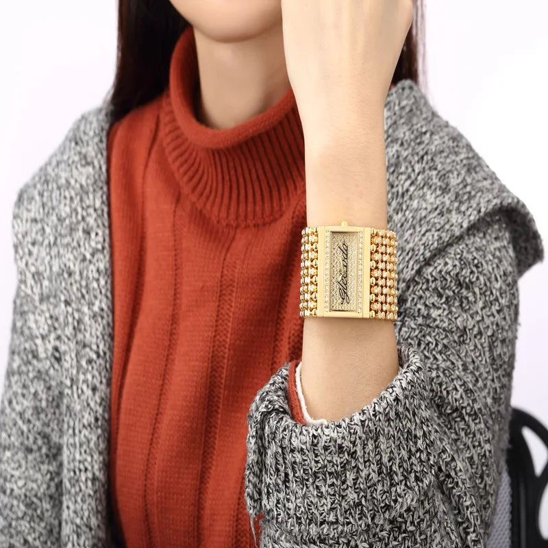 G&D Watch For Women Quartz Analog Casual Watch Gold Watch Quartz Simple Clock Relogio Feminino Reloj Mujer Montre