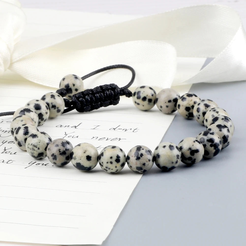 4 6 8MM Natural Stone Beads Bracelets&Bangles For Men Women Original Reiki Health Protection Soul Jewelry Lovers Elastic Bangles