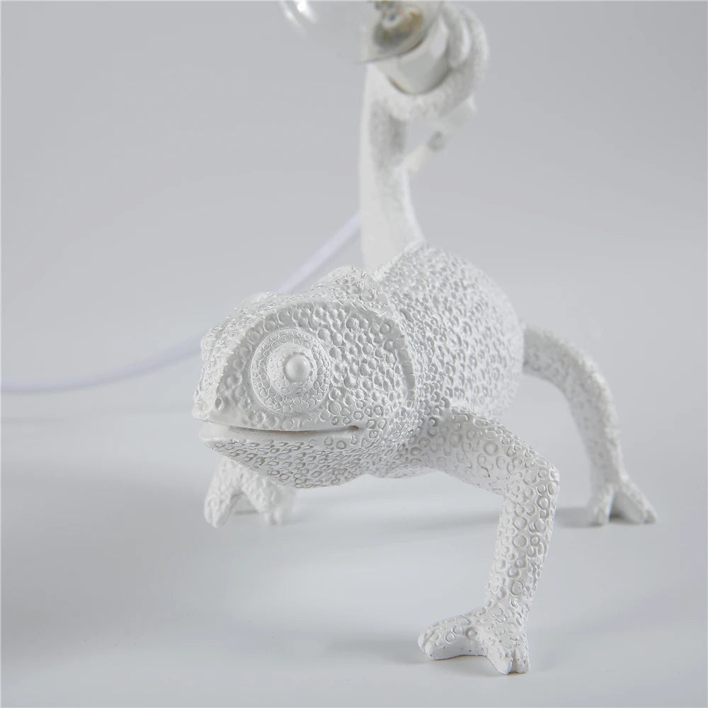 lizard wall lamp be night dorm room Night light living room home decor Cute Resin Animal chameleon Light Fixtures Bedside lamps