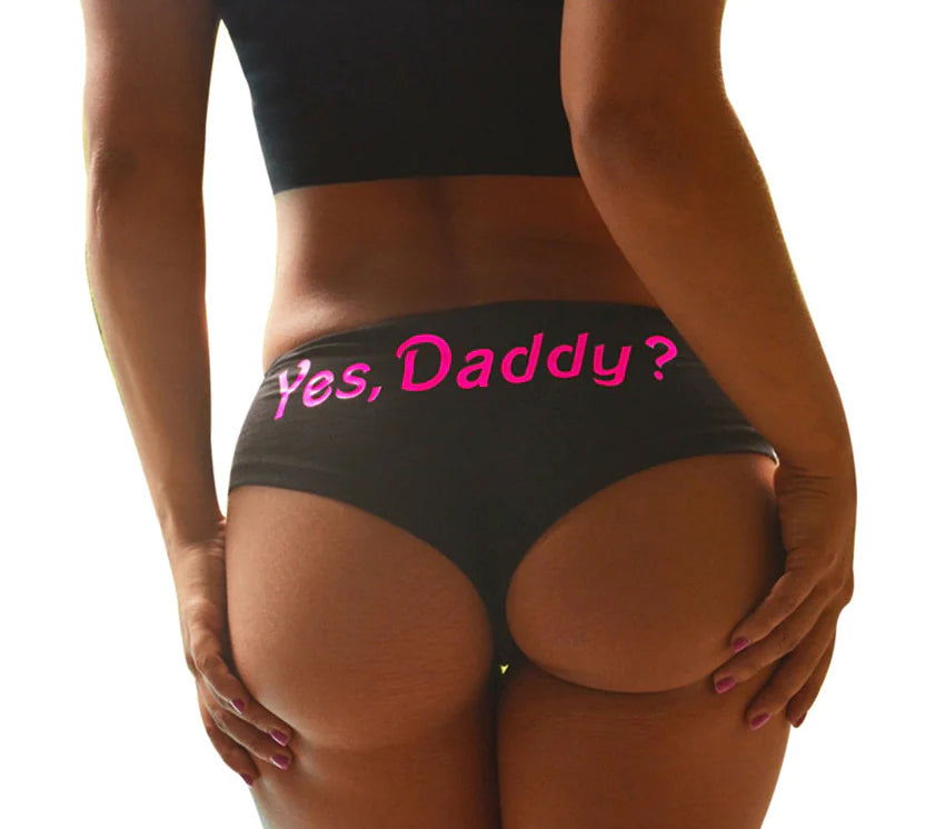 Printed Cotton Women's Sexy Lettered Panties