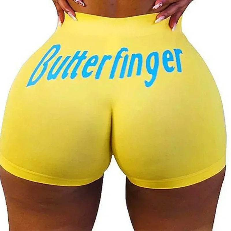 Sexy Women's Biker Shorts Fashion Clothes High Waist Sweat Pants Fitness Fanta Booty Yoga Shorts