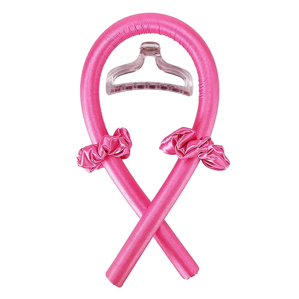 Heatless Hair Curler Curling Rod Headband No Heat Silk Ribbon Curls Hair Roller Curlers for Hair Straightener Hair Styling Tools