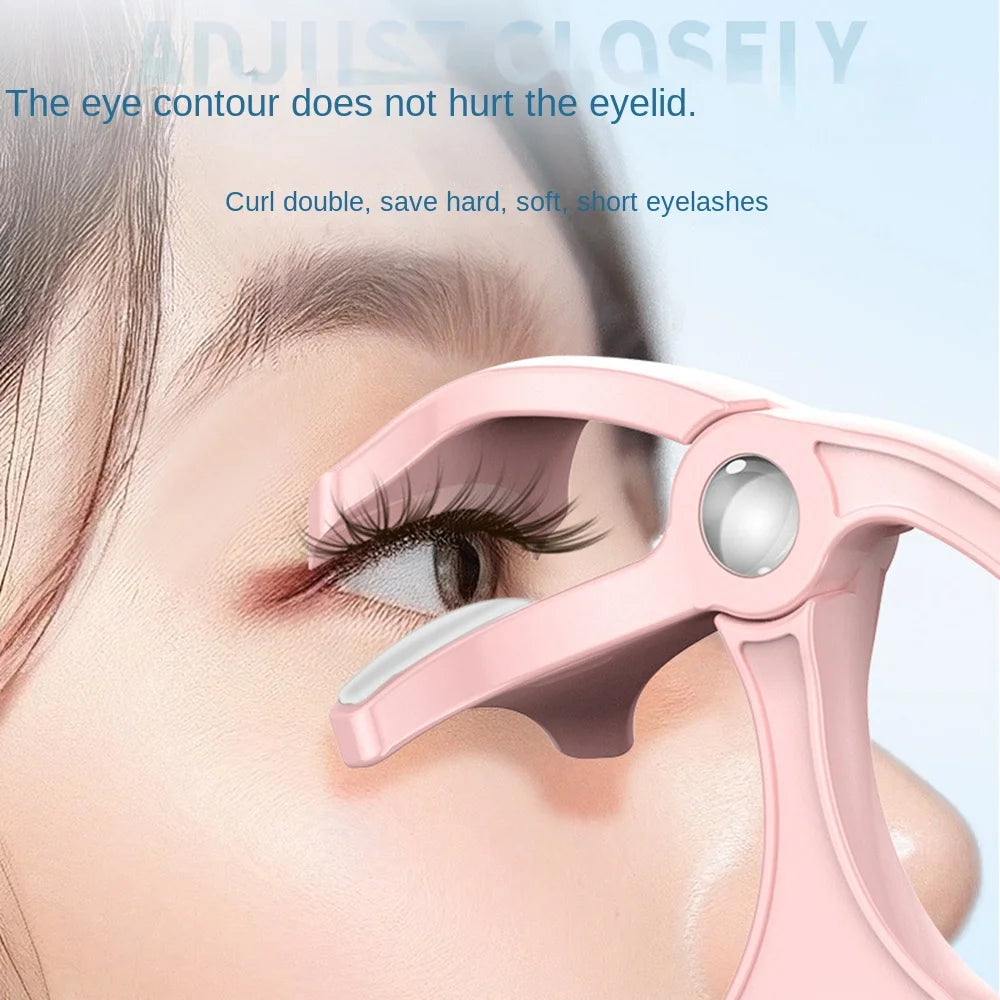 Wide Angle Electric Eyelash Curler Lasting Curling Fast Heating Heated Eyelash Curling Device Comfortable Grip Bezel-free