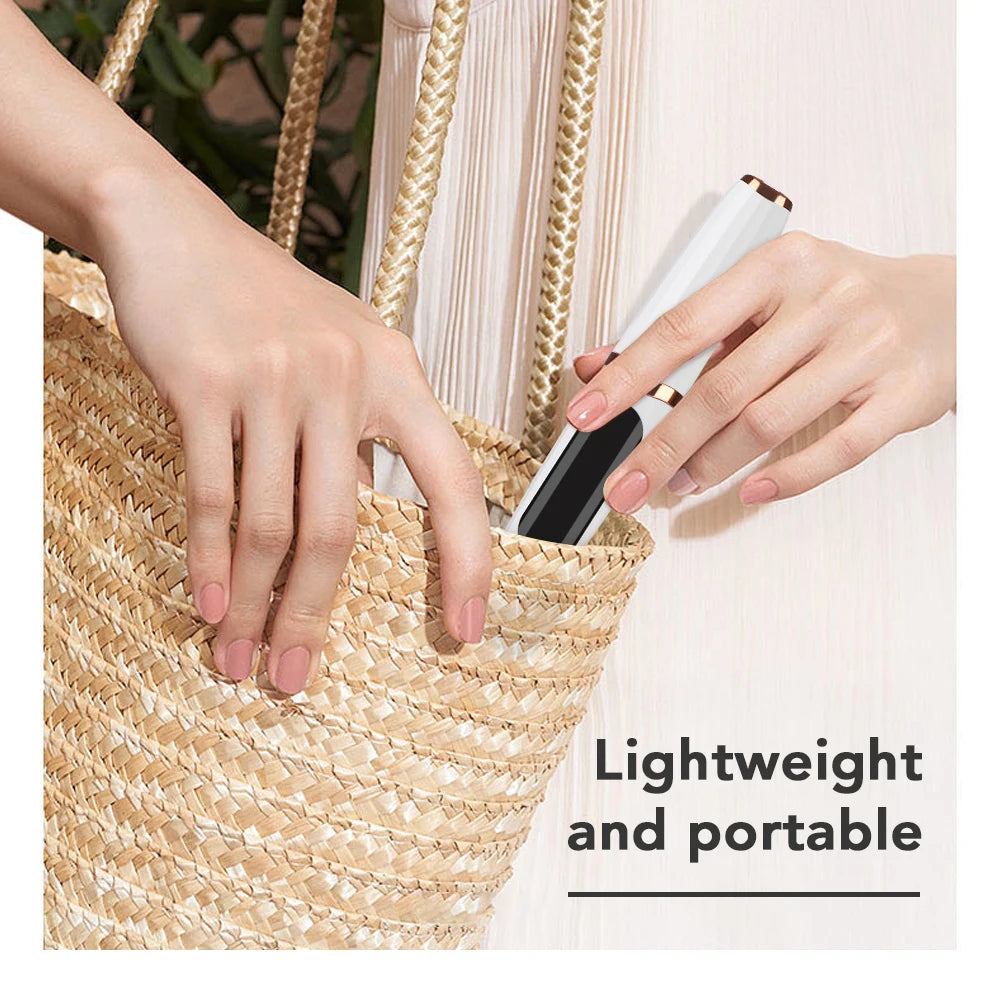 Heated Eyelash Curler Pen with Comb Electric Digital yelash Curling Device Rechargeable Beauty Makeup Tool 3 Temperature Modes