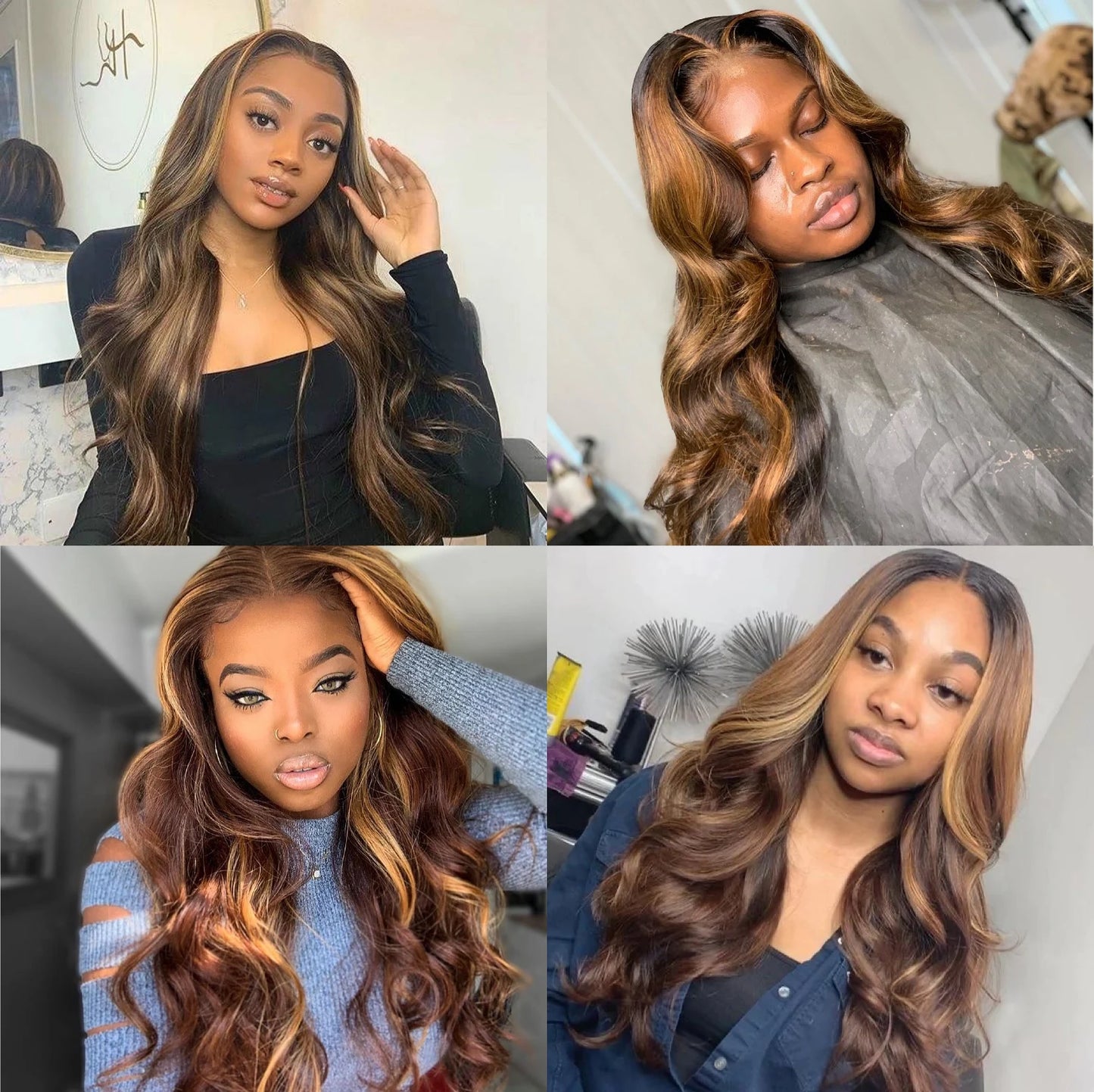 Highlight 13x6 Lace Front Wig Body Wave 13x4 Hd Lace Frontal Wig Colored Human Hair Wigs For Women Loose Deep Wave Cheap Wig