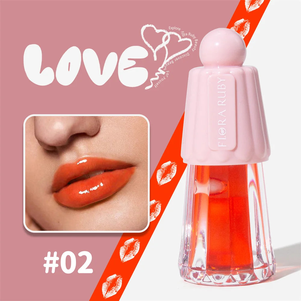 Lip Oil,No-Sticky Gloss Lip Balm Lip Care,transparent Lip Oil For Dry Lip's Moisturizing Hydrating Nourishing Long Lasting