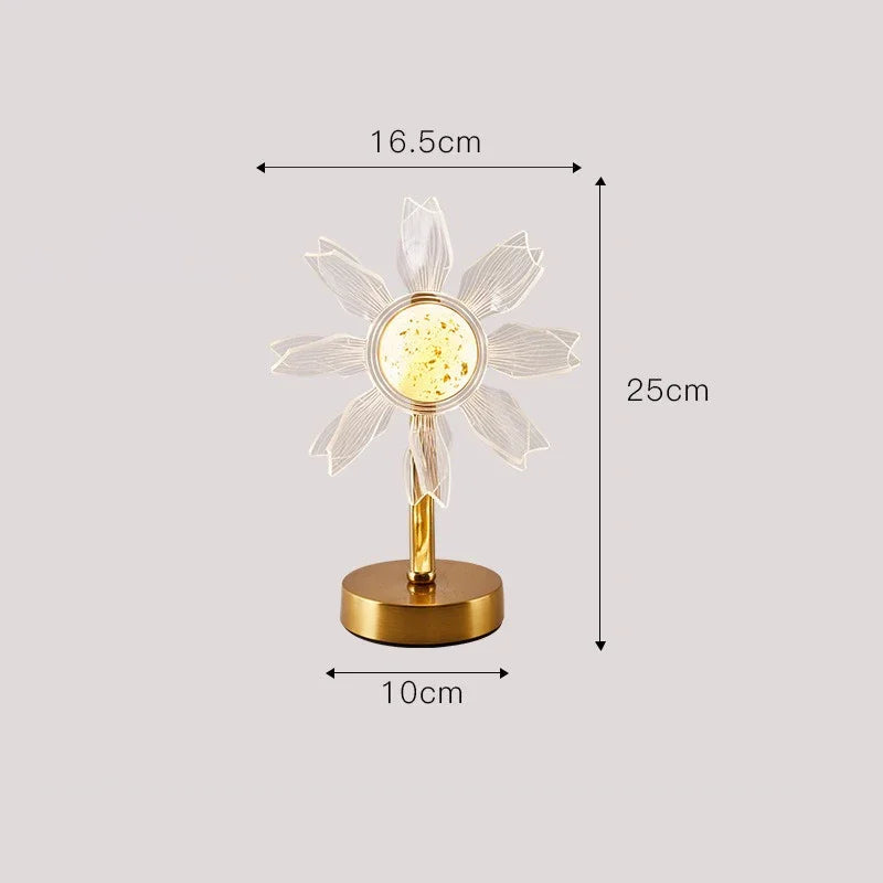 Luxury Led Table Light Living Room Bedroom Bedside Home Interior Decorative Light USB Atmosphere Minimalist Deco Table Lamps 