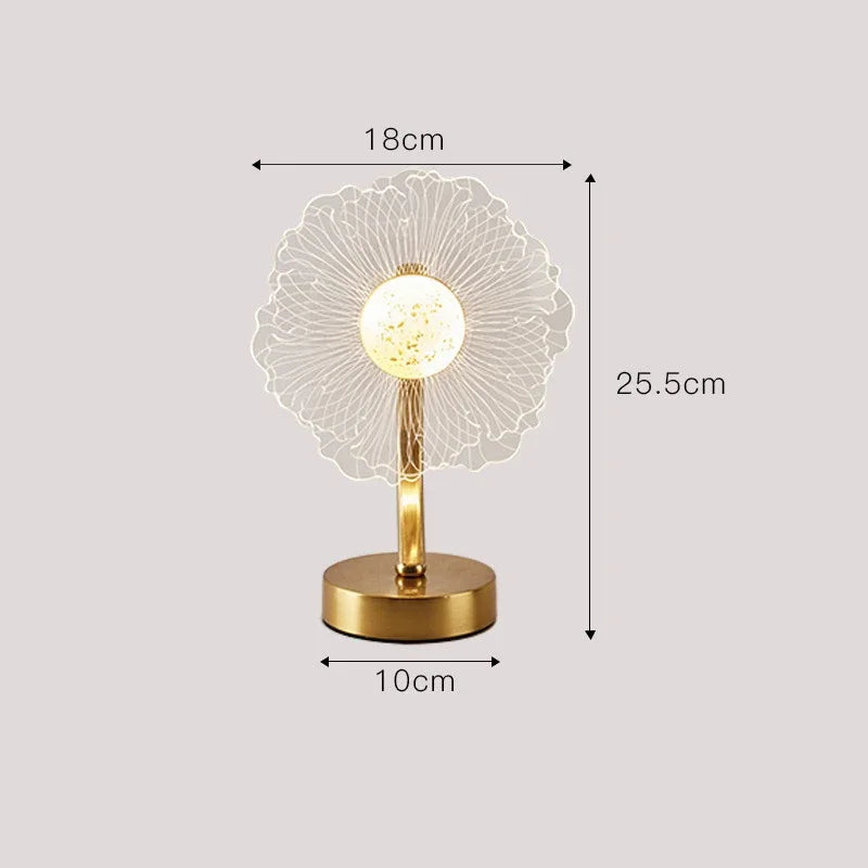 Luxury Led Table Light Living Room Bedroom Bedside Home Interior Decorative Light USB Atmosphere Minimalist Deco Table Lamps 
