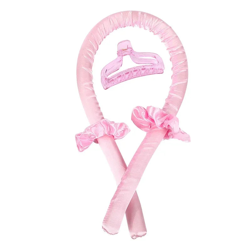 Heatless Hair Curler Curling Rod Headband No Heat Silk Ribbon Curls Hair Roller Curlers for Hair Straightener Hair Styling Tools