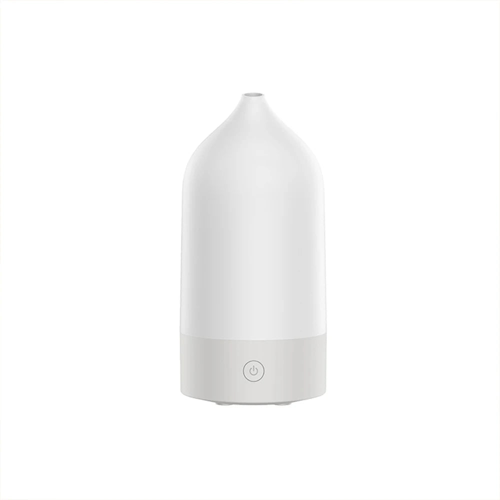 Aroma Diffuser Air Humidifier Desk Mini Mute Vase Essential Oil Diffuser for Home Office Fragrance Diffuser with LED Night Light