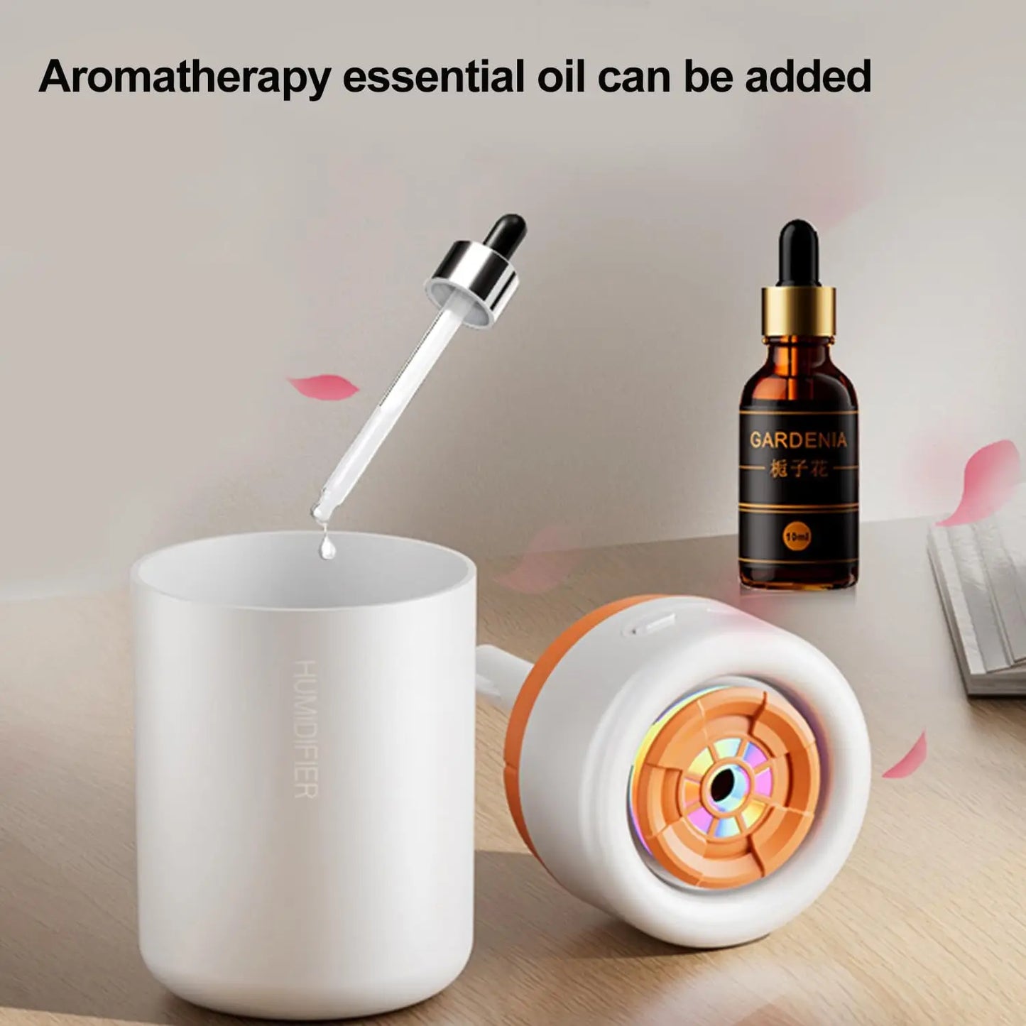 Mini Air Humidifier USB Electric Aroma Essential Oil Diffuser Purifier Aromatherapy Mist Maker Color Lights For Car Home Bedroom