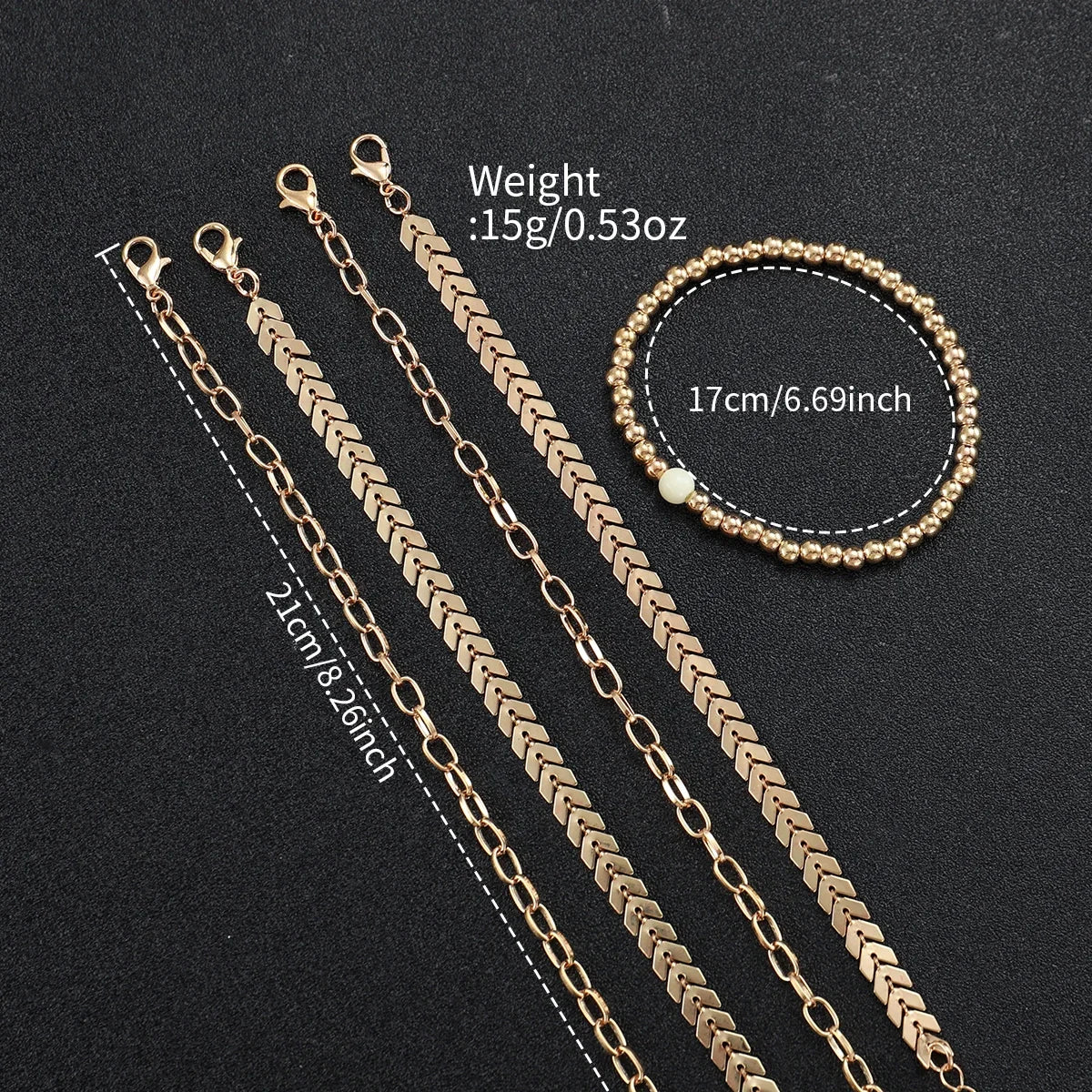 Women's Quartz Watch with Simple Scale Dial, Mesh Band, Bracelets Set, Female Fashion, Without Case, 6 Pieces Per Set