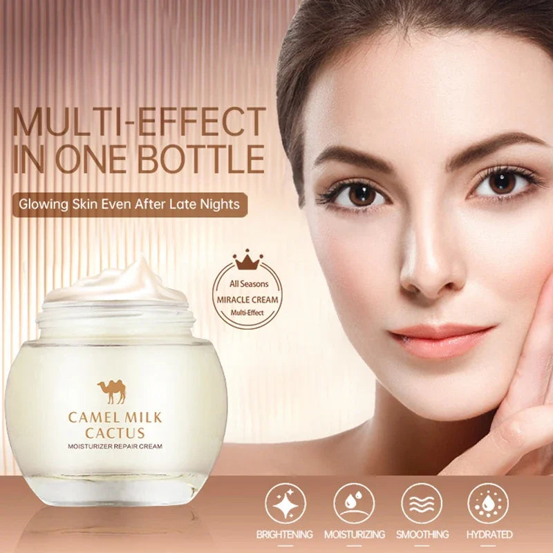 Camel Milk Cactus Moisturizing and moisturizing Cream naturally nourish long lasting hydrating rejuvenating moisturizing cream