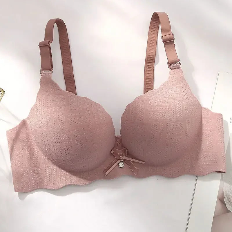 Bras for Women Teenagers Bralette Lingerie Solid Color Female Underwear Wire Free Push Up Bra Brasieres Para Mujer Lingerie New
