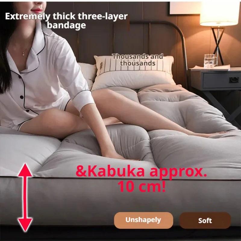 Students Dormitory Down Mattress thickened home single bed double foldable soft Mat Hotel special cushion quilt Tatami Mattress