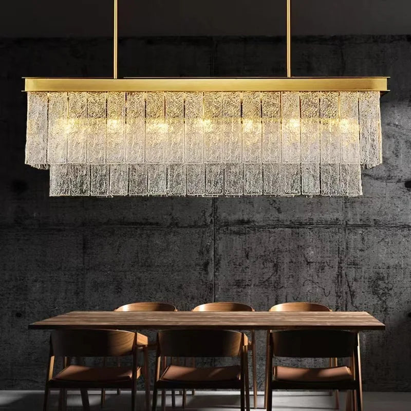 Luxury Crystal Led Chandelier Ceiling Lights for Living Room Modern Golden Pendant Hanging Lighting Lamps Pendant Light Fixtures