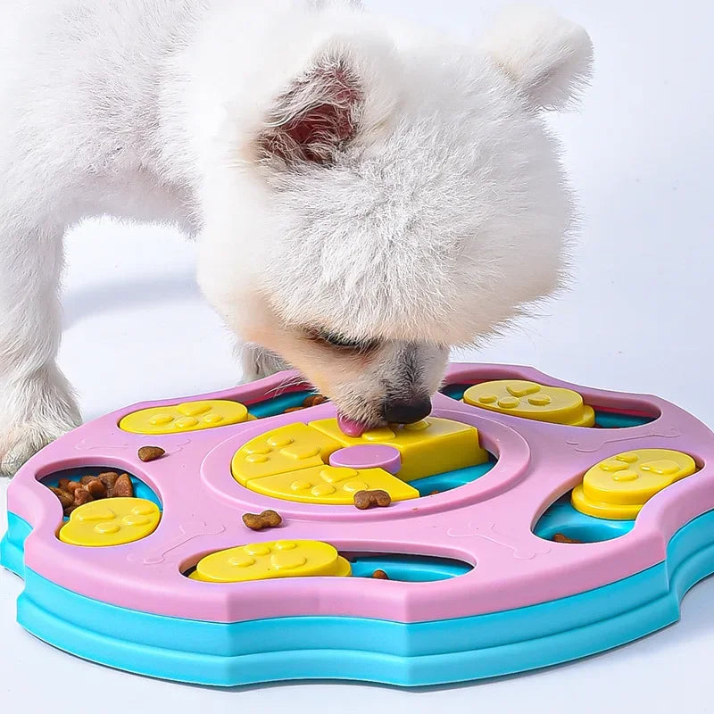 Dog Puzzle Toys Slow Feeder Interactive Increase Puppy IQ Food Dispenser Slowly Eating NonSlip Bowl Pet Cat Dogs Training Game