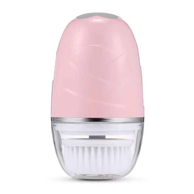 3-IN-1Electric Waterproof Facial Cleansing Brush Exfoliating Spin Whitening Firming Deep Cleansing Brush Device Wireless Cleans