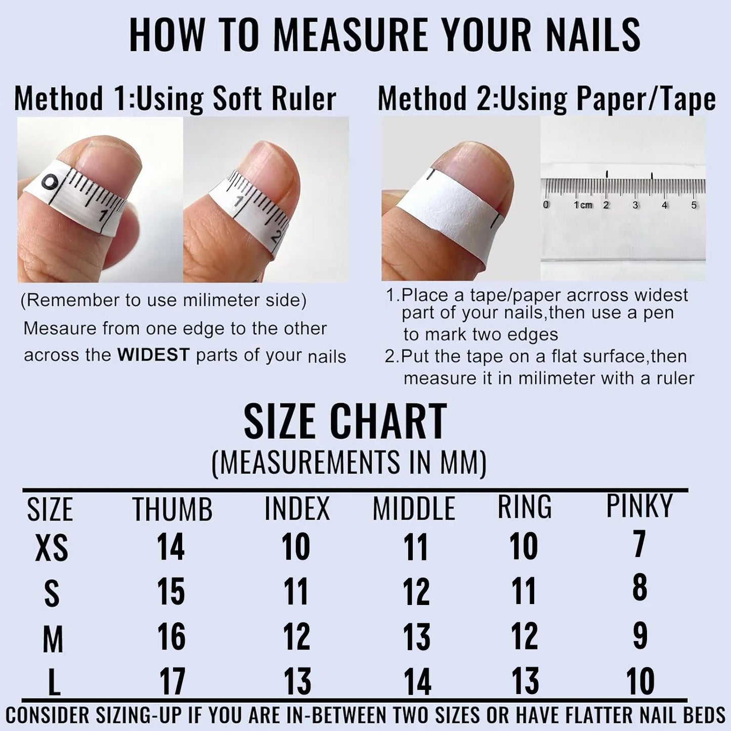 10Pcs Handmade Press On Nails Simple DIY Manicure Almond Black French Tips Fake Nails 3D White Flower Designs False Nails Art