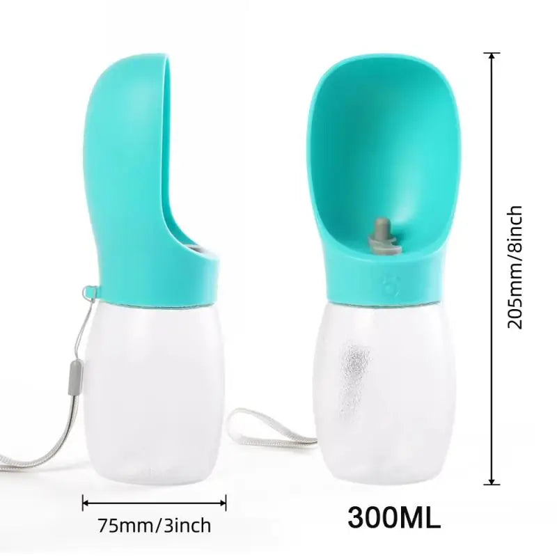 Dog Water Bottle Portable 300Ml Pet Water Dispenser for Small Big Dogs Cat Outdoor Walking Travel Leakproof Drinking Bowl Feeder