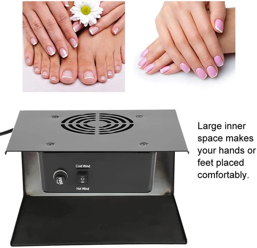 Polishing Nail Dryer Hot Air And Cold Air Professional Dry Glue Professional Nail Enhancement Tool Art Gel Dryer Nail Salon