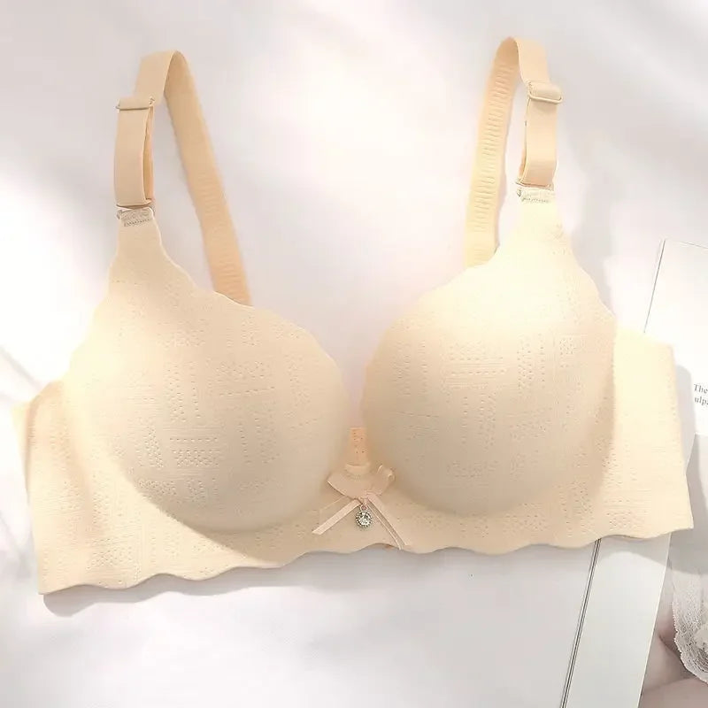 Bras for Women Teenagers Bralette Lingerie Solid Color Female Underwear Wire Free Push Up Bra Brasieres Para Mujer Lingerie New