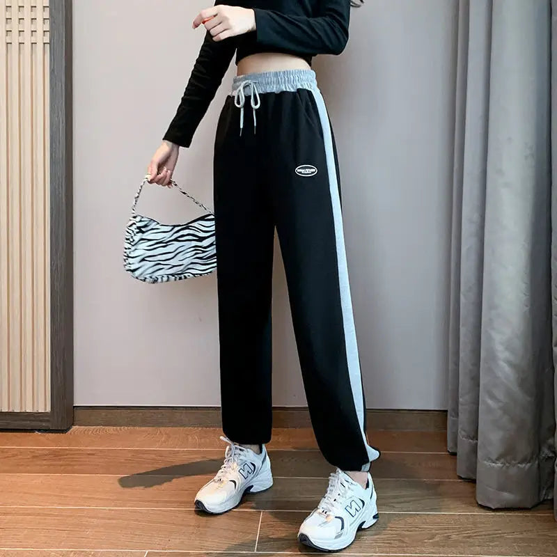 Casual Pants for Women in Spring Autumn New Style Pants Versatile FashioN Sweatpants High-waisted Harem Pants