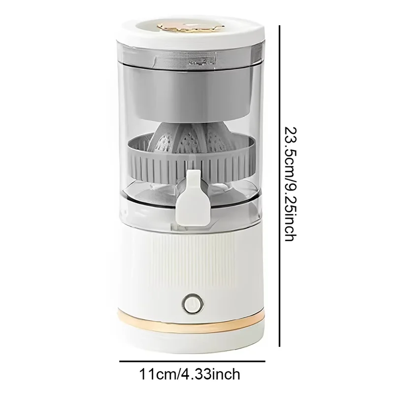 SOFT-Electric Citrus Juicer Rechargeable Orange Juicer Squeezer Electric Juicer For Orange Lemon Lime Grapefruit
