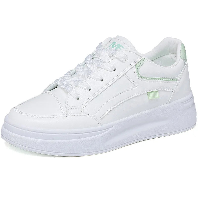 Women's Shoes Summer Thick Sole White Spring Autumn Breathable Platform Tennis Woman Trend Round Head Female Casual Sneaker2024