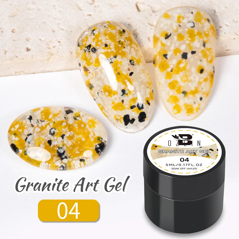 BOZLIN Chameleon Flake Gel Nail Polish Spring Color Sparkling Sequins Soak Off UV Glitter Gel Varnish Nail Art Decoration 5ML