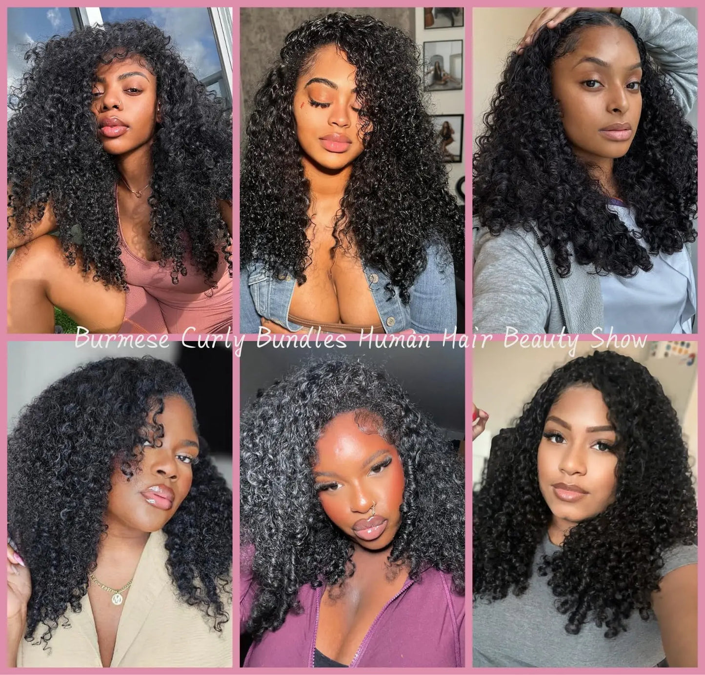 Burmese Curly Hair Bundles Raw Virgin Curly Bundles Human Hair Water Wave Human Hair Bundles Pixie Curls Bundles