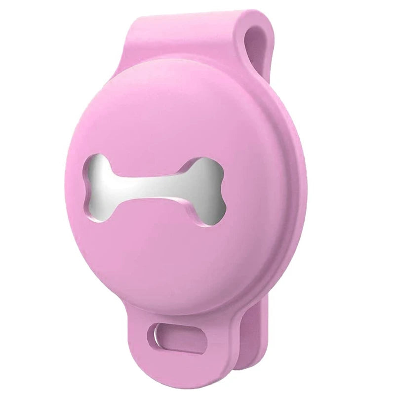 Air-tag Dog Collar Holder Protective Cases for GPS Dog Silicone Air Tag Cover for MAX Wide 1.4" Pet Collar