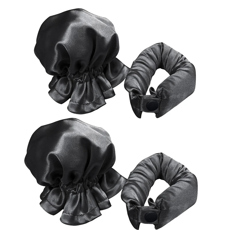 Heatless Hair Curlers No Heat Curly Hair Products Soft Hair Rollers Lazy Hair Rollers Sleeping Silk Curls Hair Styling Tools