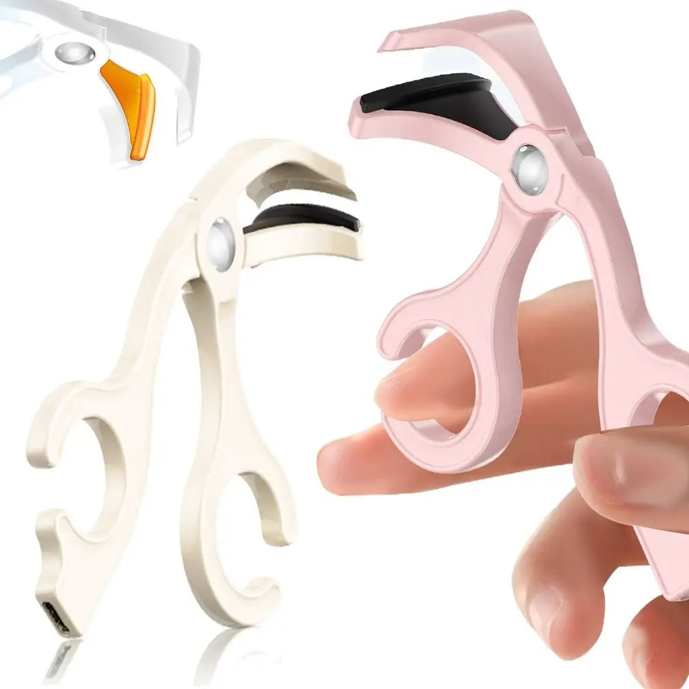 Wide Angle Electric Eyelash Curler Lasting Curling Fast Heating Heated Eyelash Curling Device Comfortable Grip Bezel-free