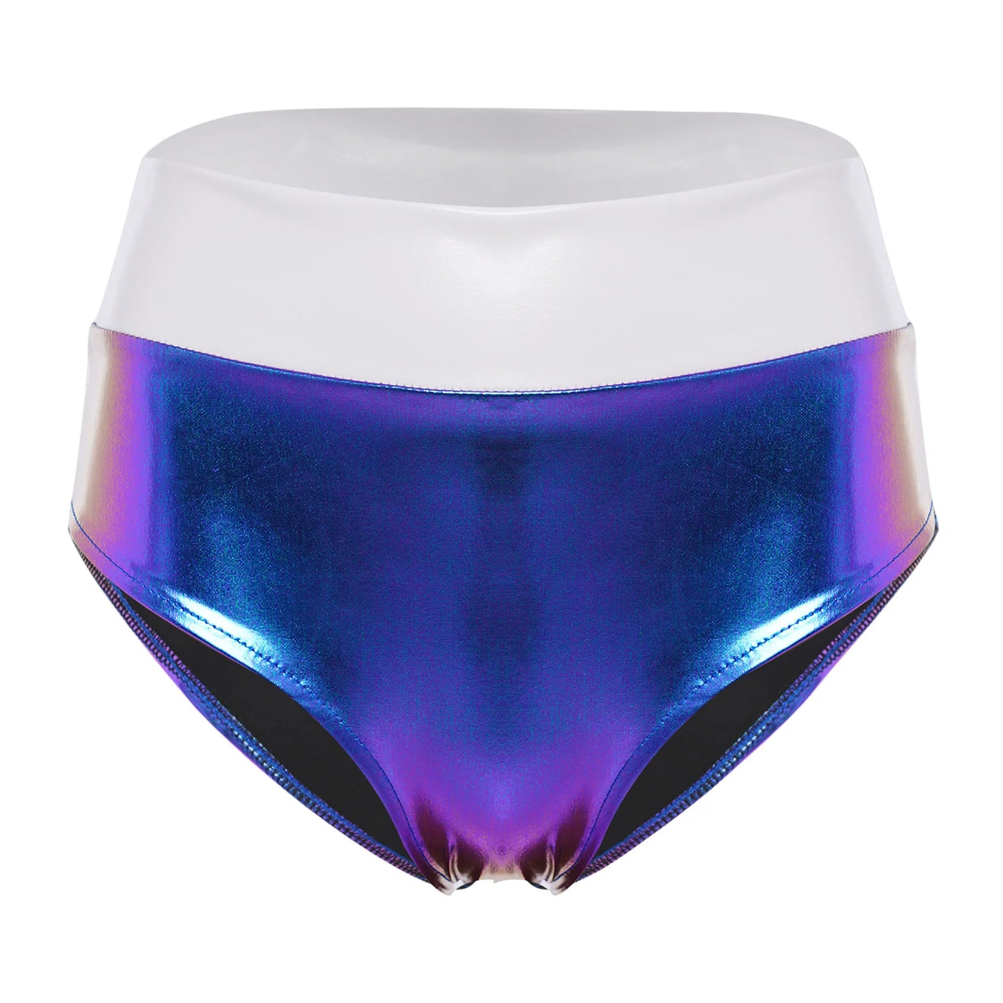 Women Metallic Shiny Booty Briefs Shorts for Pole Dancing Beach Pool Party Hot Pants Rave Party Clubwear Music Festival Bottoms