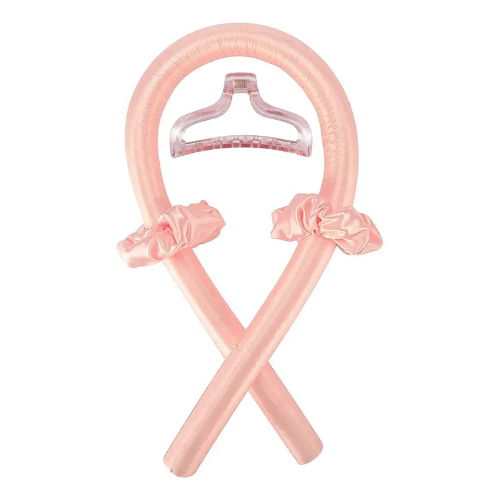 Heatless Hair Curler Curling Rod Headband No Heat Silk Ribbon Curls Hair Roller Curlers for Hair Straightener Hair Styling Tools
