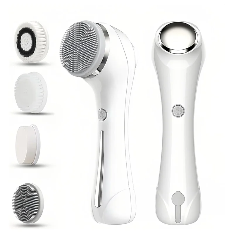 B89B-Facial Cleansing Brush, IPX 7 Waterproof Electric Facial Brush, 2 Adjustable Speeds, Facial Brush Cleaner