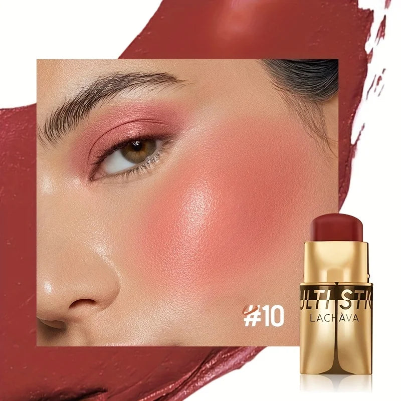 Blush Stick, Natural Nude Makeup Brightening And Embellishing Three-Dimensional Makeup, Facial Multi-Functional, Lips, Blush