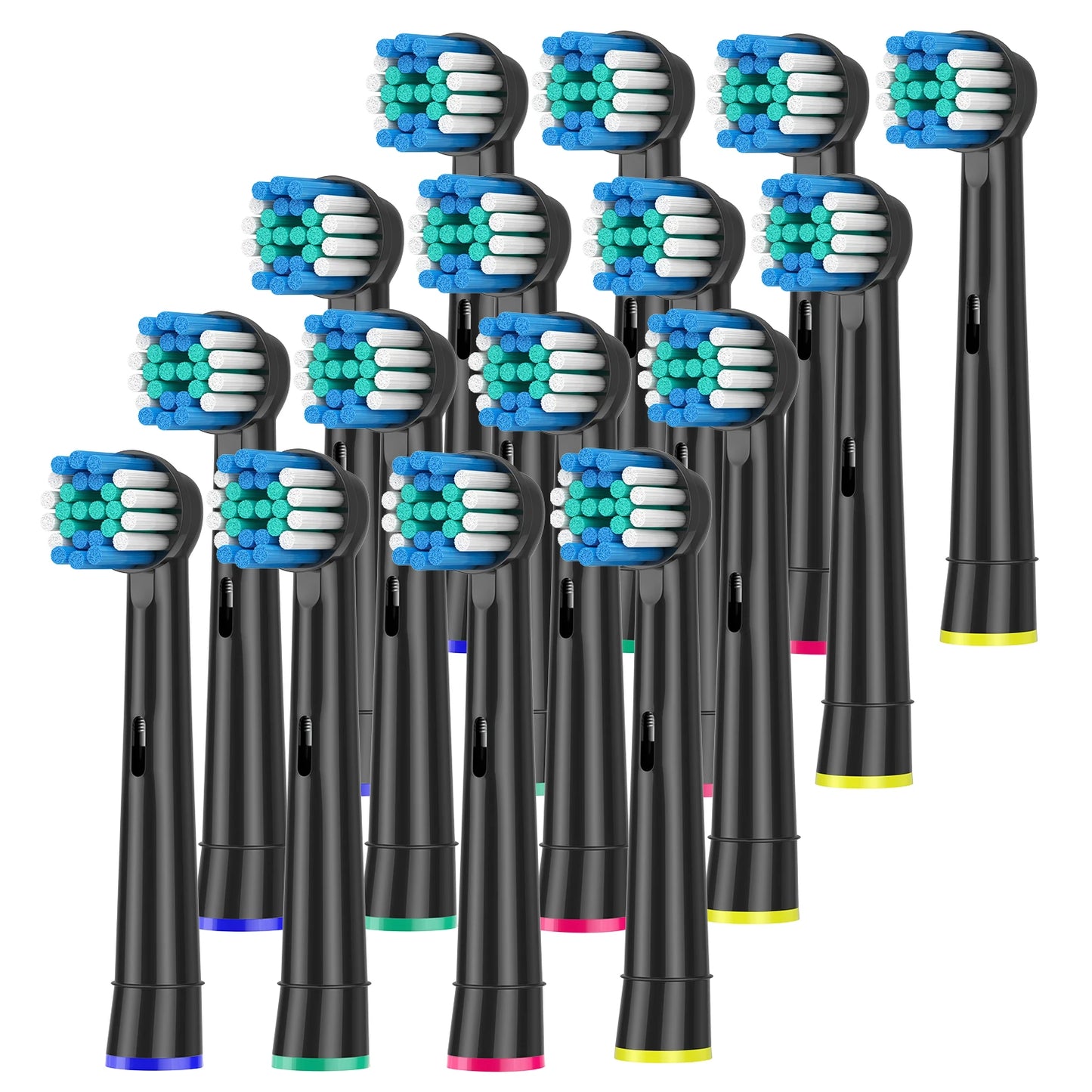 Toothbrush Head Compatible with Oral b Braun Electric Toothbrush, Precision Replacement Brush Heads for Pro Smart Genius, Effici