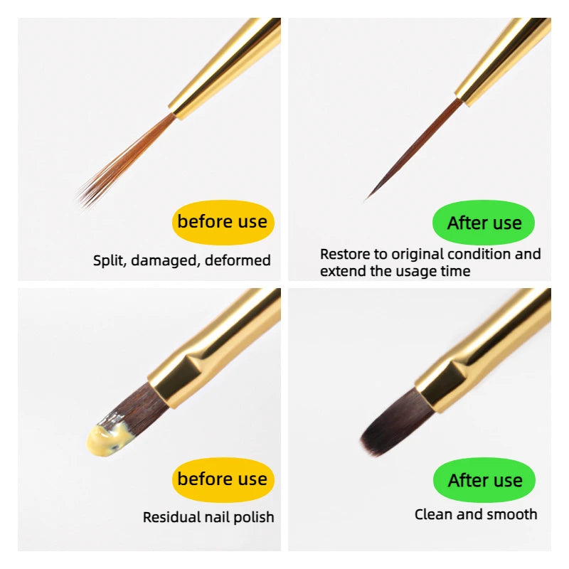 Brush Restorer Nail gel Polish Remover Brush cleaner liquid Makeup Cleaning Tool Cleaning Solution