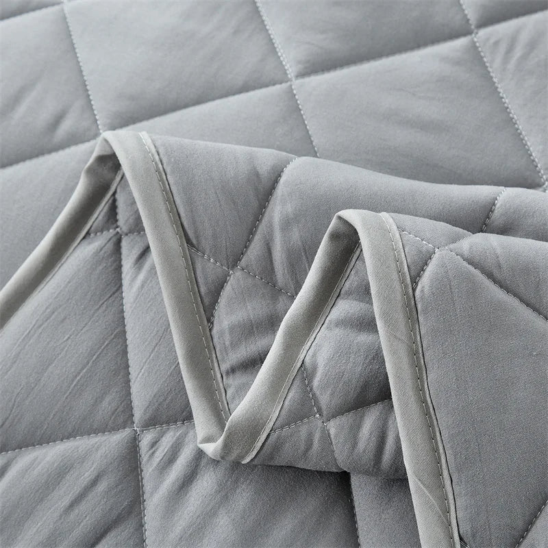 Soft Bedspreads Bed Coverlets for All Seasons Queen Quilt Bedding Set with Pillow Shams, Lightweight Quilts Queen Size Coverlet