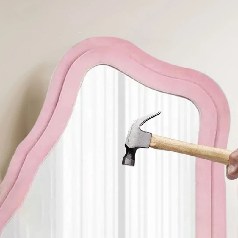 Modern Style Makeup Mirror Simple Hanging Mirrors Elegant Bright Wall Decorative Mirrors Living Room Aesthetic Wall Decorations