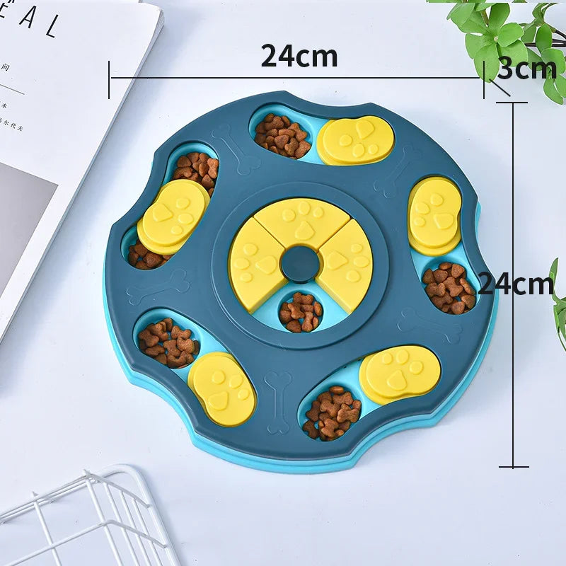 Dog Puzzle Toys Slow Feeder Interactive Increase Puppy IQ Food Dispenser Slowly Eating NonSlip Bowl Pet Cat Dogs Training Game