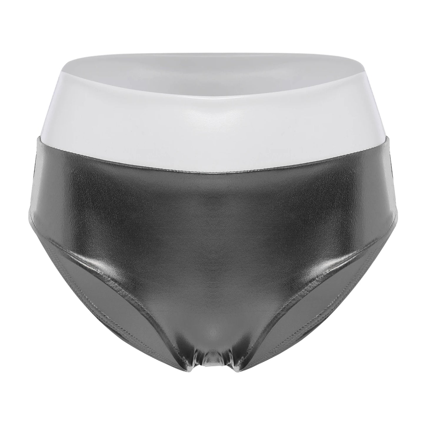 Women Metallic Shiny Booty Briefs Shorts for Pole Dancing Beach Pool Party Hot Pants Rave Party Clubwear Music Festival Bottoms