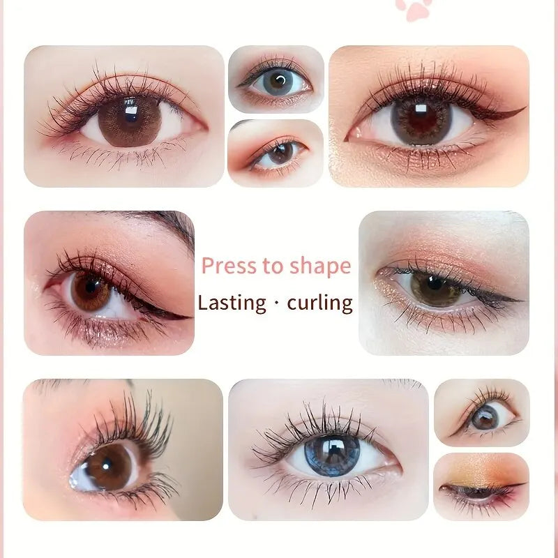 Electric Heated Eyelash Curler for Lasting Styling Portable Lash Lift Tool Intelligent Natural Curling with USB Rechargeable
