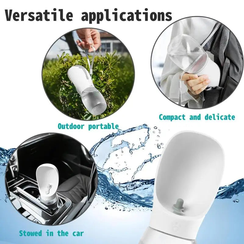 Dog Water Bottle Portable 300Ml Pet Water Dispenser for Small Big Dogs Cat Outdoor Walking Travel Leakproof Drinking Bowl Feeder