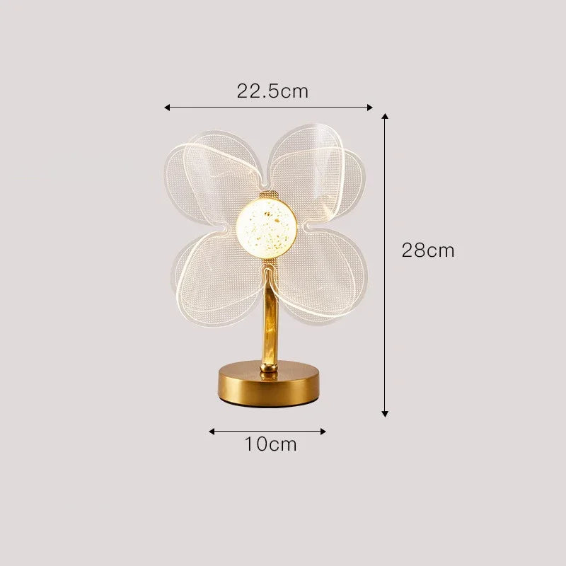 Luxury Led Table Light Living Room Bedroom Bedside Home Interior Decorative Light USB Atmosphere Minimalist Deco Table Lamps 